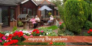 the garden of the croft residential home in finchfield wolverhampton uk