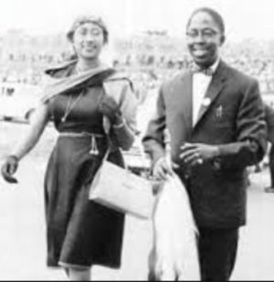 Mrs Jane Kiano wit her late husband Dr Julius Gikonyo Kiano