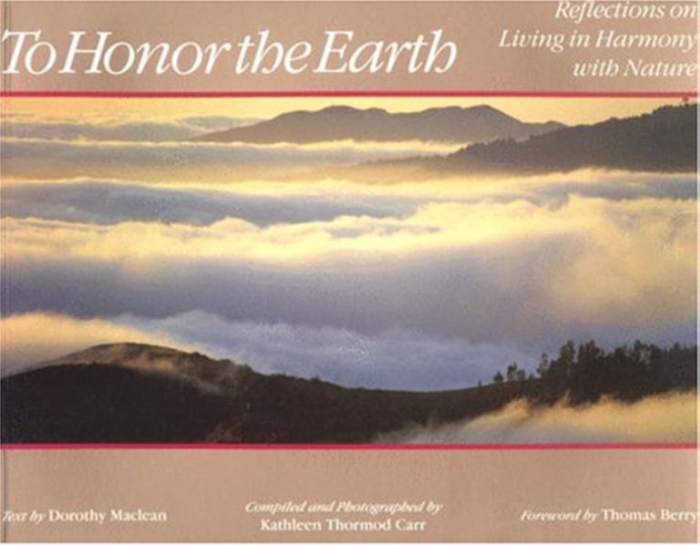 to honour the earth book by findhorn press