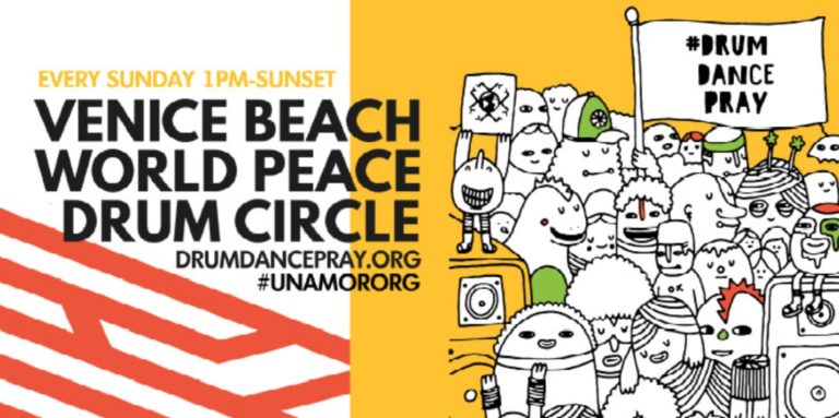 venice beach world peace drum circle website